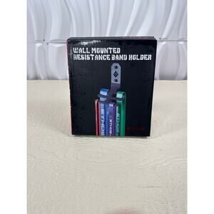 ETHOS Wall-Mounted Resistance Band Holder – Heavy Duty Home Gym Storage Rack